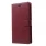 Galaxy J7 2017 flip cover med lommer vinrød Mobilcovers