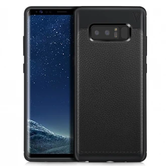 samsung Galaxy Note 8 cover tpu læder sort