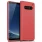 Galaxy Note 8 cover tpu læder rød Mobilcover