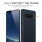 Galaxy Note 8 blå cover tpu læder Mobilcover