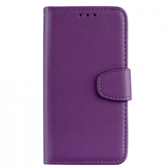 Samsung Galaxy J3 2017 flip cover med lommer lilla