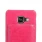 SAMSUNG  GALAXY A3 (2016) læder bag cover med kort lomme, rosa Mobiltelefon tilbehør