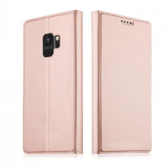 Slim flip cover Samsung Galaxy S9 rosaguld