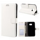 SAMSUNG GALAXY S7 EDGE læder pung cover, hvid