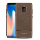 Rugged armor cover Galaxy S9 brun