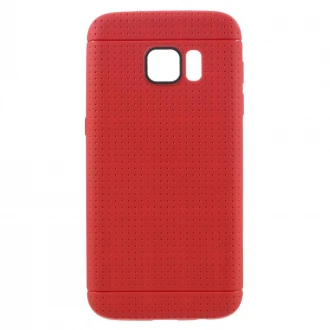 SAMSUNG GALAXY S7 dot bag cover rød