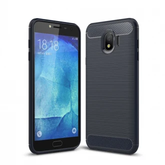 blå C-style Armor cover Galaxy J4 (2018) Mobil tilbehør