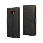 SAMSUNG GALAXY A3 cover i split læder sort