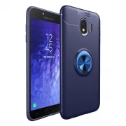 blå Cover med ring holder Galaxy J4 (2018) Mobil tilbehør