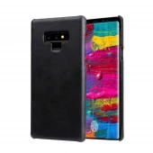 Chairman retro læder cover Galaxy Note 9 sort