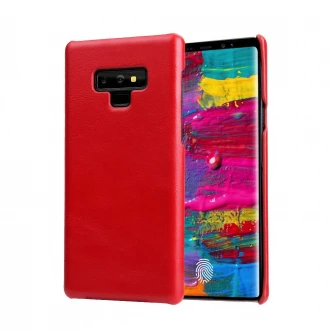 Chairman retro læder cover Samsung Galaxy Note 9 rød