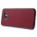SAMSUNG GALAXY S7 EDGE bag cover i split læder, rød Mobiltelefon tilbehør