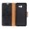 sort Elegant læder etui Galaxy J4 plus (2018) Mobil tilbehør