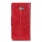 Elegant rød læder etui Galaxy J4 plus (2018) Mobil tilbehør