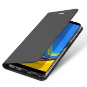 Viser Slim etui Galaxy A7 (2018) mørkegrå