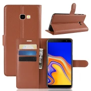 brun Igo flip cover Galaxy J4 plus (2018) Mobil tilbehør