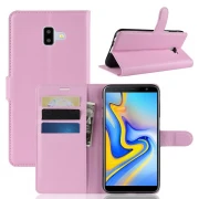 Galaxy J6+ (2018) Igo flip cover pink Mobil tilbehør