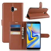 Galaxy J6+ (2018) Igo flip cover brun Mobil tilbehør