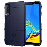 Viser Galaxy A7 (2018) Rugged shield cover blå