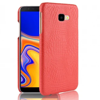 Samsung Galaxy J4 plus 2018 cover case croco rød