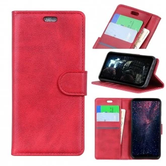 Velon etui med lommer Samsung Galaxy A9 2018 rød