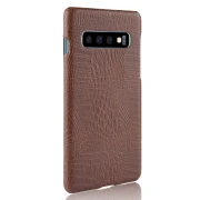 Viser Galaxy S10 case croco brun