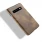 Viser Elegant læder case Galaxy S10 brun