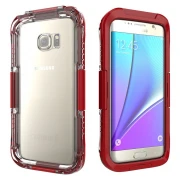 SAMSUNG GALAXY S7 EDGE rød vandtæt cover, Samsung covers
