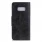 Galaxy S10+ Elegant læder etui sort Mobil tilbehør