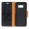 Galaxy S10+ Elegant læder etui sort Mobil tilbehør