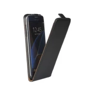 SAMSUNG GALAXY S7 EDGE cover vertikal flip sort Leveso.dk Mobil tilbehør