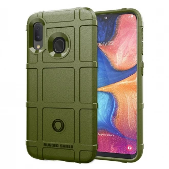 Rugged shield case Samsung Galaxy A20e grøn
