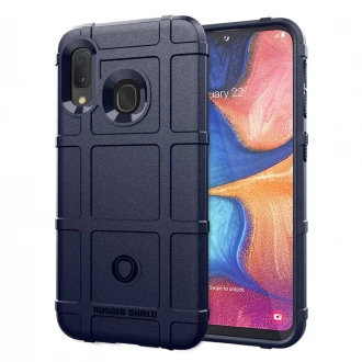 Rugged shield case Samsung Galaxy A20e blå