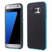 SAMSUNG GALAXY S7 EDGE tpu cover lyseblå, Mobiltelefon tilbehør