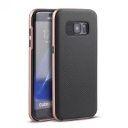 SAMSUNG GALAXY S7 EDGE hybrid bag cover rosa guld, Mobiltelefon tilbehør 