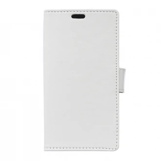 Klassisk flip cover Samsung Galaxy J3 2016 hvid