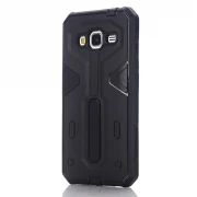 Samsung Galaxy J3 cover hybrid armor sort Mobiltelefon tilbehør