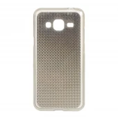 SAMSUNG GALAXY J3 cover TPU diamond grå