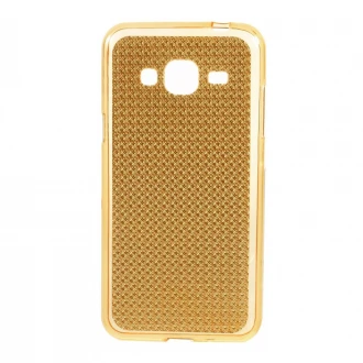 SAMSUNG GALAXY J3 cover TPU diamond guld