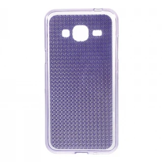 SAMSUNG GALAXY J3 cover TPU diamond lilla