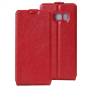 SAMSUNG GALAXY NOTE 7 cover vertikal flip rød Mobiltelefon tilbehør
