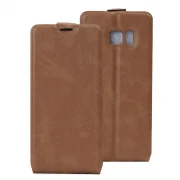SAMSUNG GALAXY NOTE 7 cover vertikal flip brun Mobiltelefon tilbehør