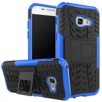 Til Samsung Galaxy A3 2017 cover allround armor blå