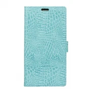 Samsung Galaxy A5 2017 cyan etui cover krokodille læder, Samsung Mobil cover og tilbehør