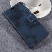 Samsung galaxy xcover 4 cover i vintage stil mørkeblå