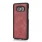 2 i 1 læder cover rød Galaxy S8 Mobil tilbehør