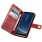 2 i 1 læder cover rød Galaxy S8 Mobil tilbehør