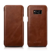 Galaxy S8 plus cover Icarer brun Mobilcovers