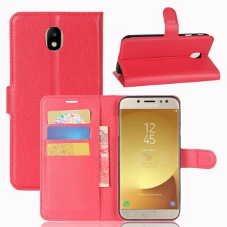 Vilo flip cover Samsung Galaxy J7 2017 rød