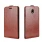 Galaxy J5 2017 vertikal flip cover brun Mobilcovers